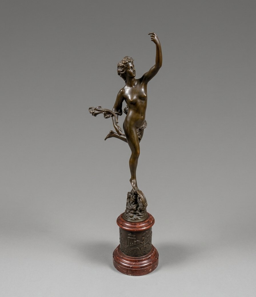 Pair Of Jean De Bologna Bronze Sculptures-photo-2