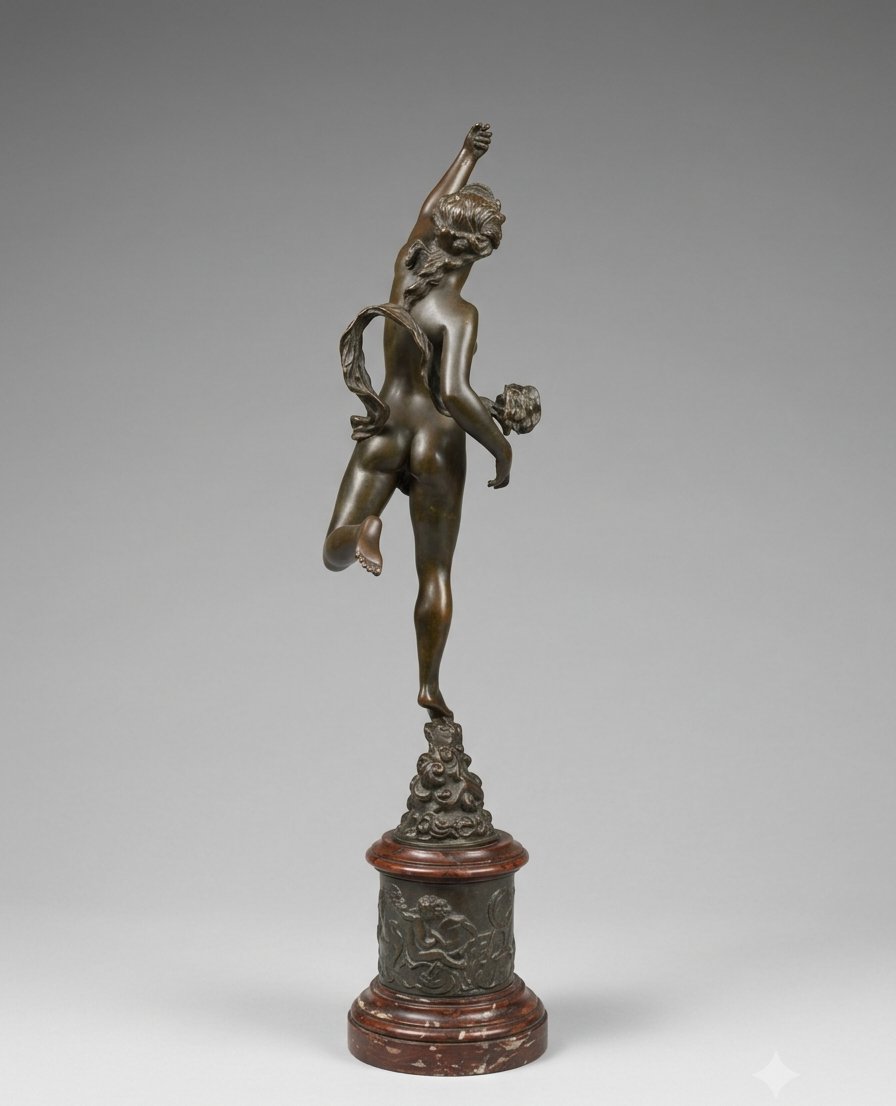 Pair Of Jean De Bologna Bronze Sculptures-photo-1