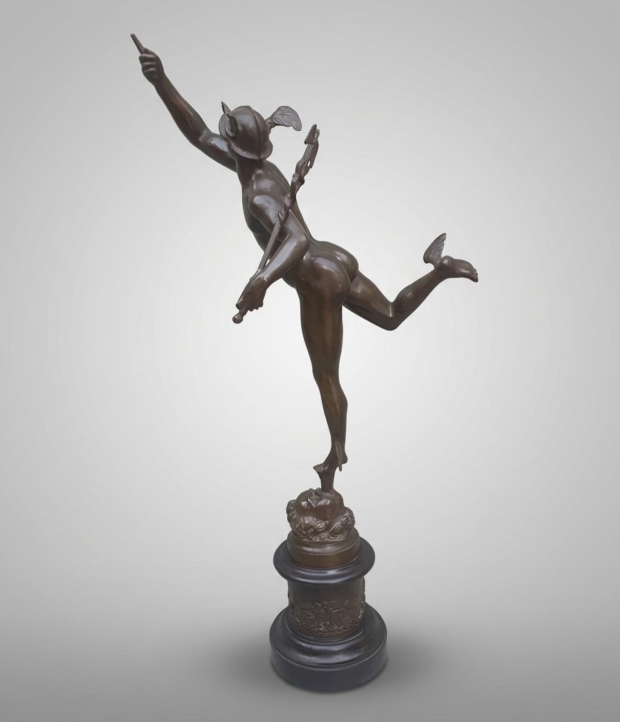 Pair Of Jean De Bologna Bronze Sculptures-photo-2