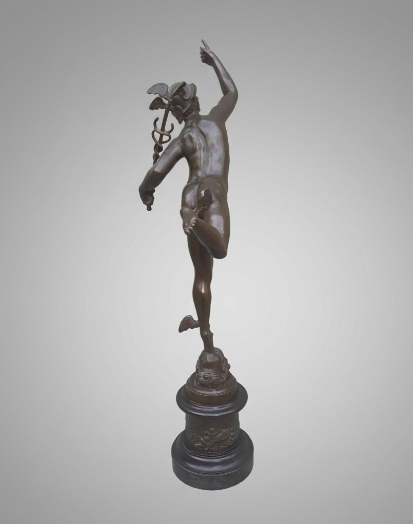 Pair Of Jean De Bologna Bronze Sculptures-photo-3