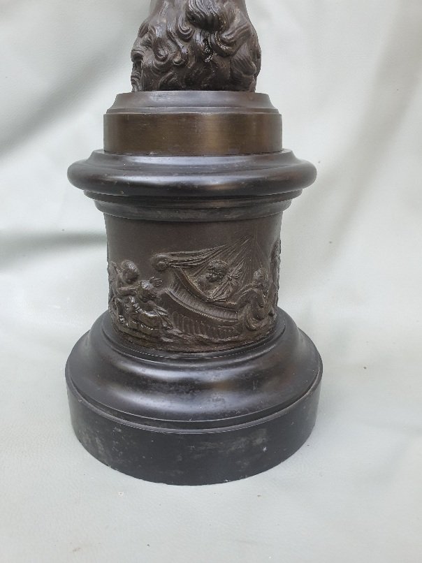 Pair Of Jean De Bologna Bronze Sculptures-photo-4