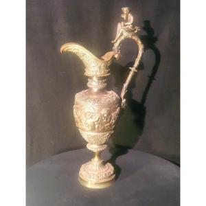 Bronze Ewer With Characters.