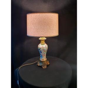 Porcelain Lamp China Canton Napoleon III.