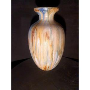 Art Deco Art Nouveau Vase Ceramic Stoneware Roger Guérin. 