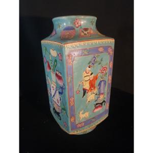 Vase Chine dynastie Qing .