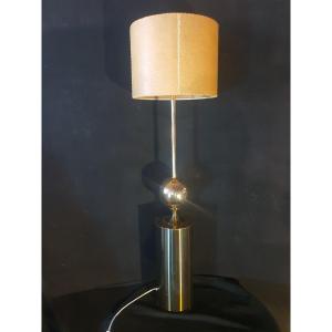 Grande lampe attribuée Philippe Barbier.
