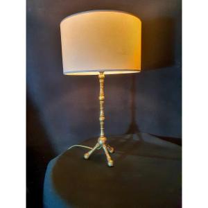 Lampe bronze esprit maison Baguès. 