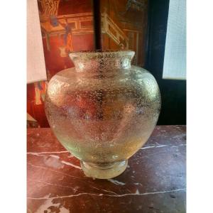 Grand vase art déco, Daum .