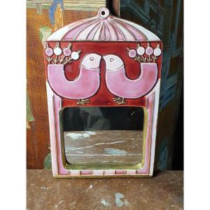 Grand miroir Mithé Espelt. 