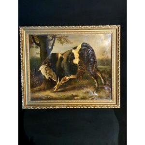 Tableau taureau d après Brascassat