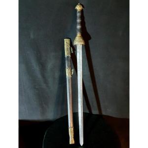 Grande épée Chine dynastie Qing.