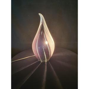 Lampe vintage Murano forme pingouin.