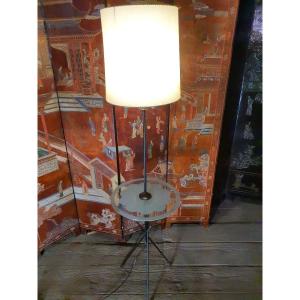 Vintage-style Floor Lamp In The Style Of Maison Jansen. 
