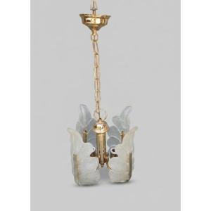 Lustre Murano feuilles par Carl Fagerlund.