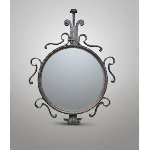 Art Deco-style Mirror In The Spirit Of Gilbert Poillerat