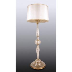 Lampadaire verre Murano, Barouvier