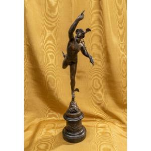 Sculpture bronze Mercure , Jean de Bologne