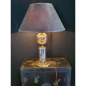 Bronze And Glass Lamp In The Maison Charles Taste