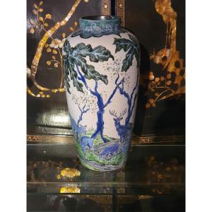 Art Deco Vase Dlg Keramis Boch