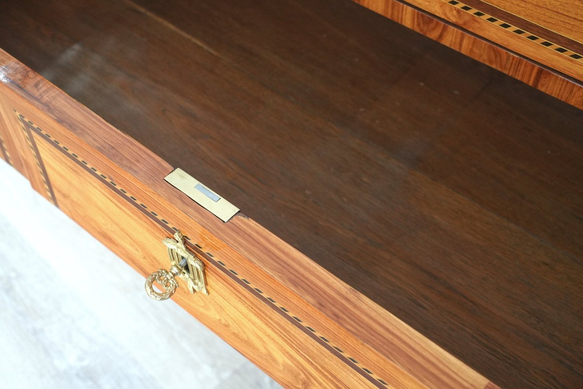 Commode Louis XVI estampillée JB.VASSOU-photo-4