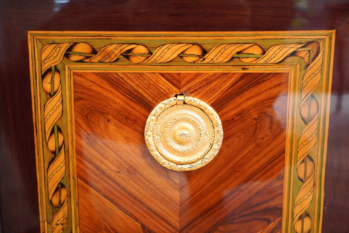 Louis XVI Chest Of Drawers Stamped F.a . Yon-photo-4