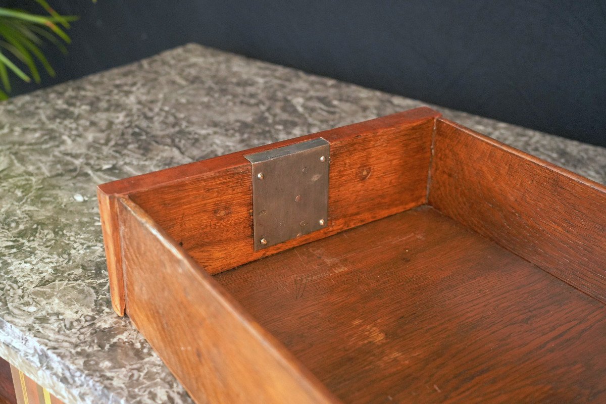 Louis XVI Chest Of Drawers Stamped F.a . Yon-photo-6