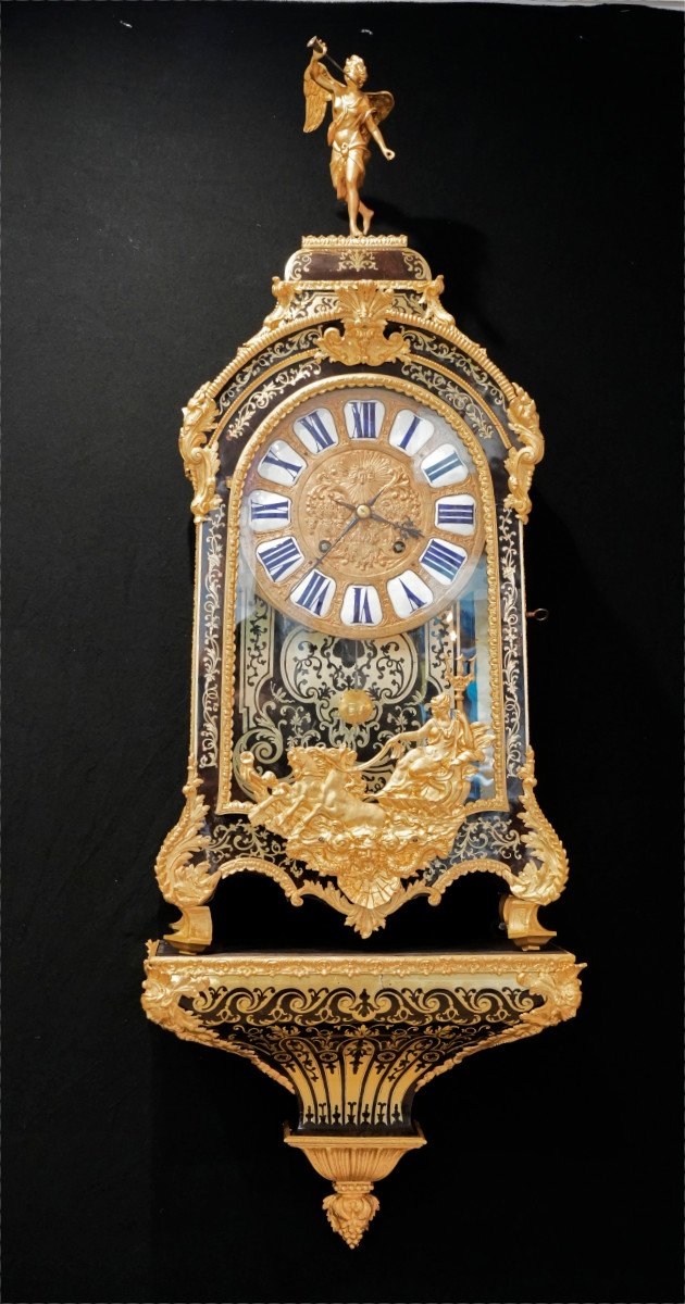 Regency Period Cartel Clock 130cm-photo-2