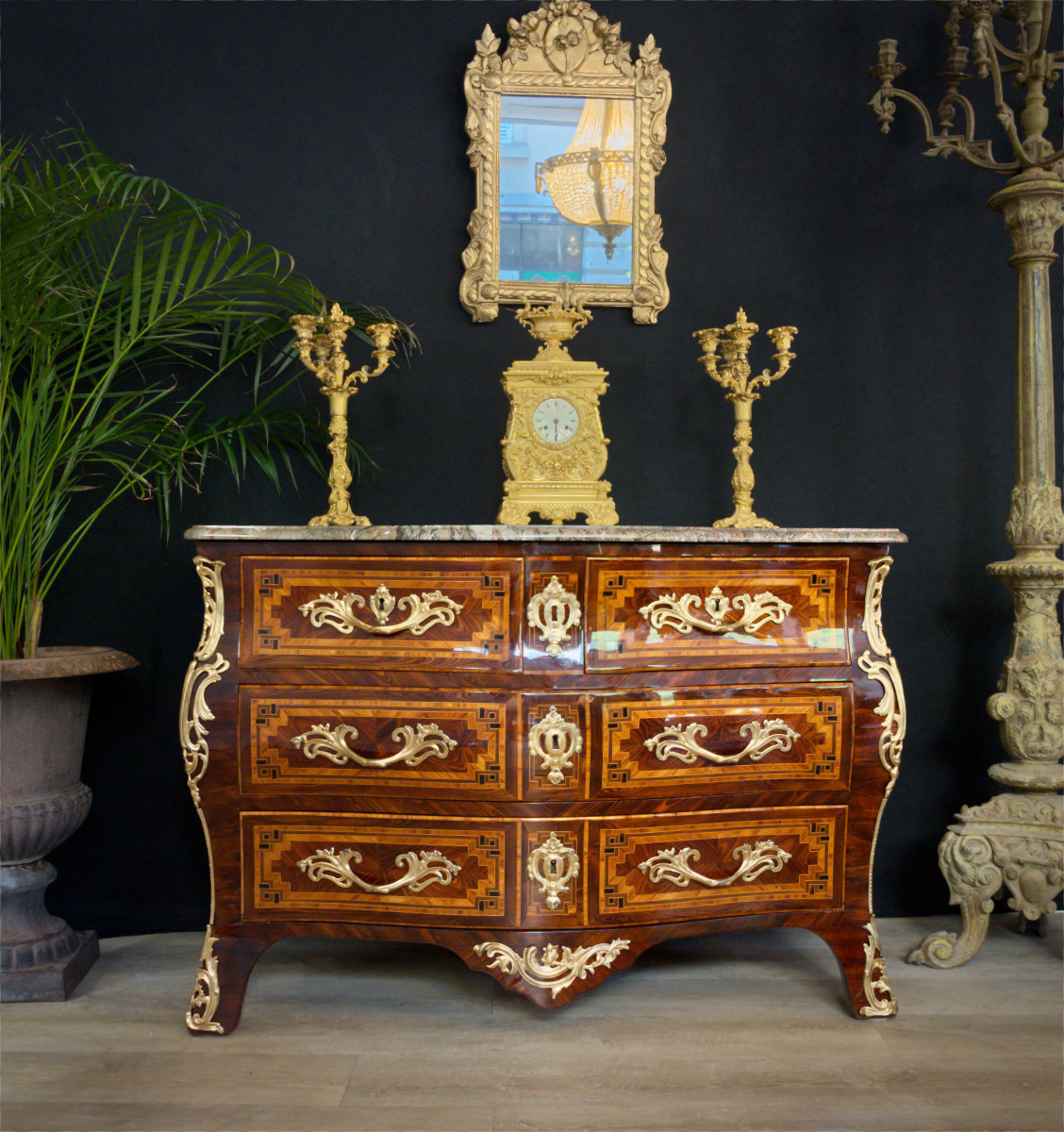 Large Louis XV Chest Of Drawers-photo-2