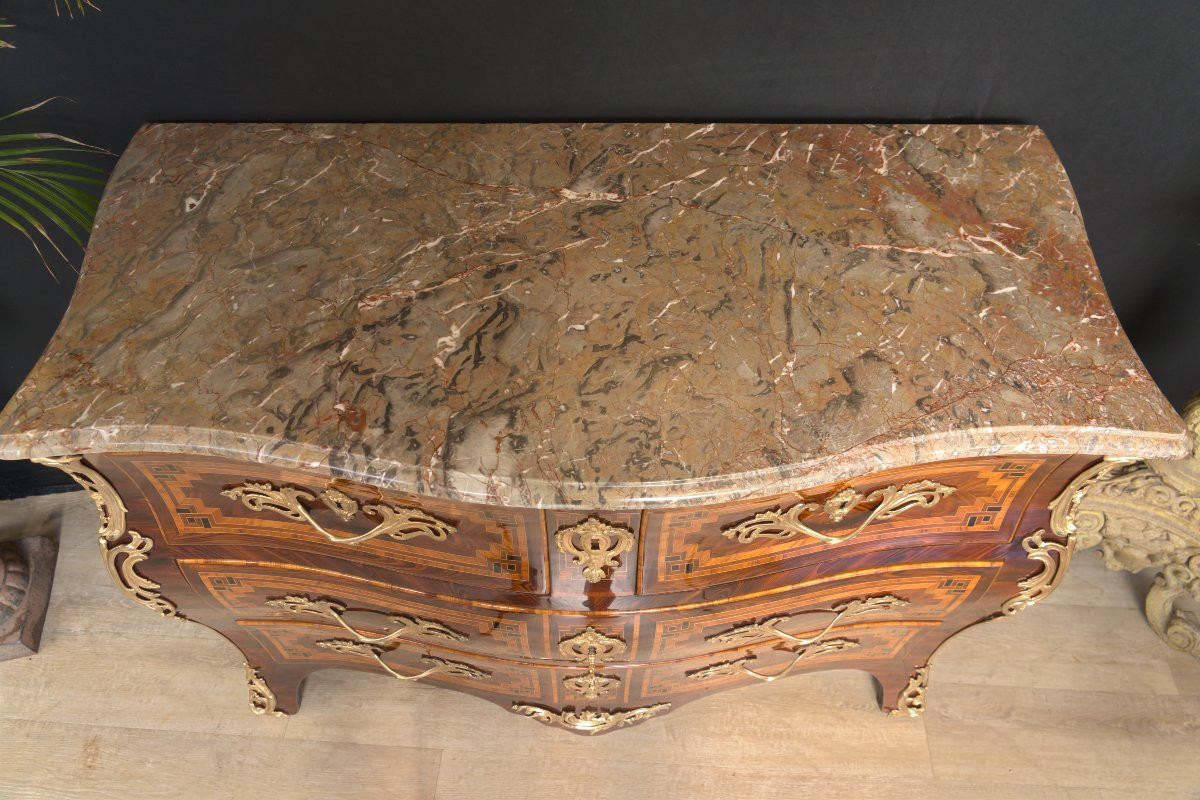 Large Louis XV Chest Of Drawers-photo-5