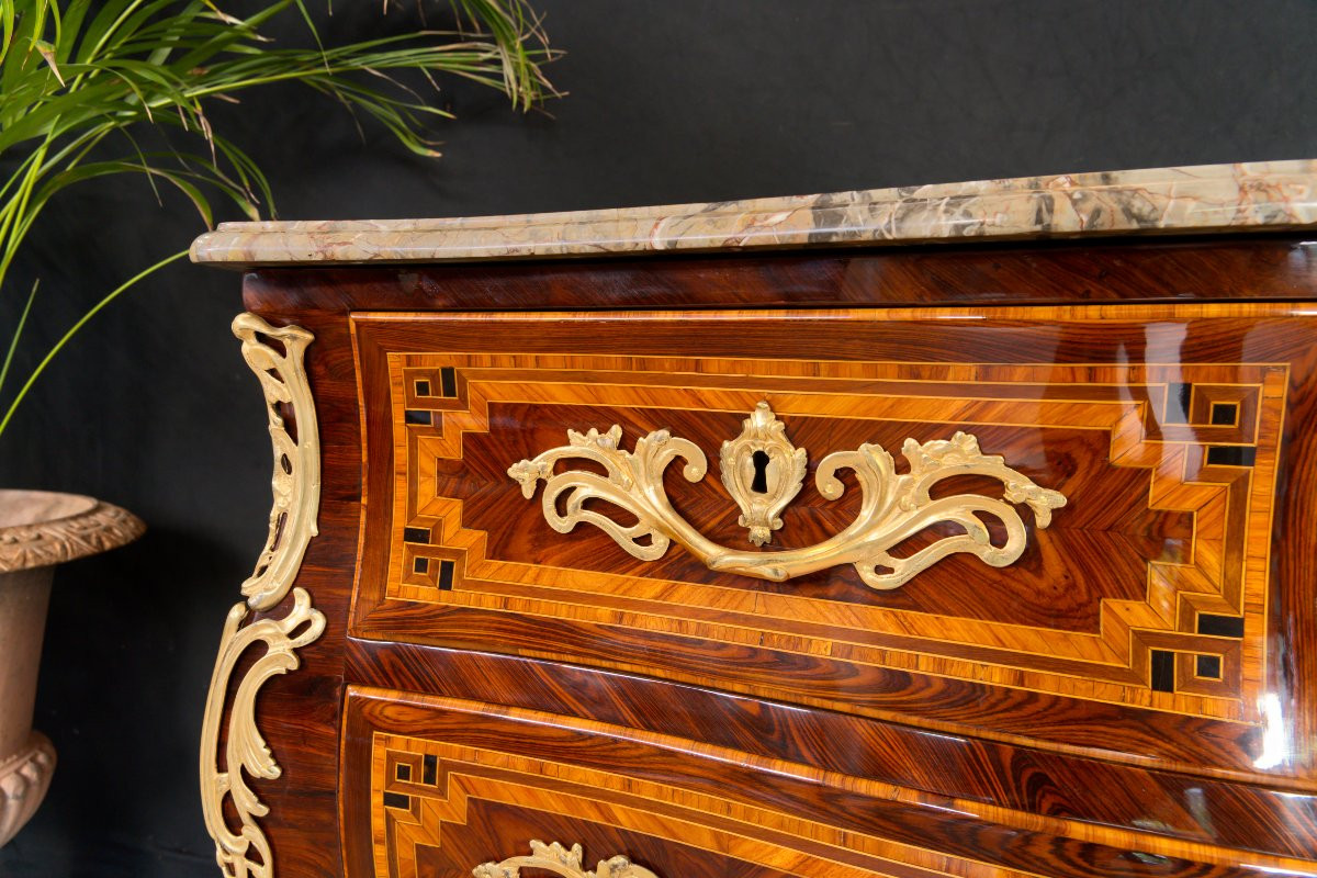 Large Louis XV Chest Of Drawers-photo-6