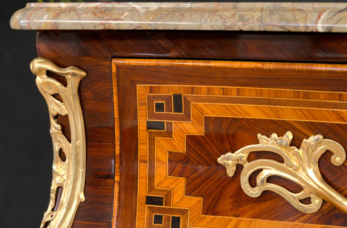 Large Louis XV Chest Of Drawers-photo-7
