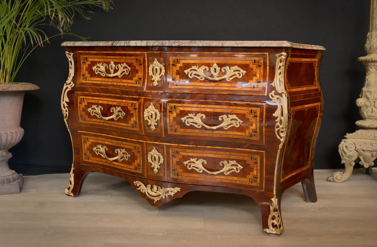Large Louis XV Chest Of Drawers