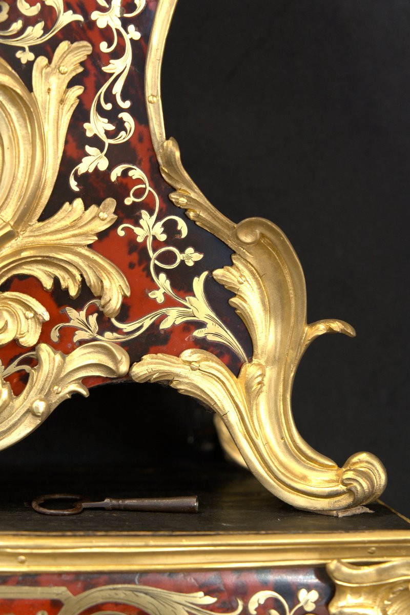 Napoleon III Cartel In Boulle Marquetry-photo-1