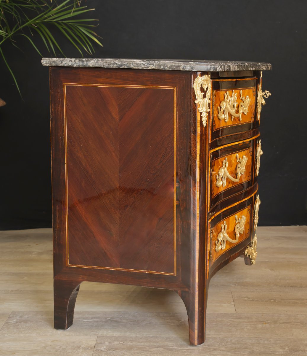 Louis XV Commode Stamped Lapie-photo-3