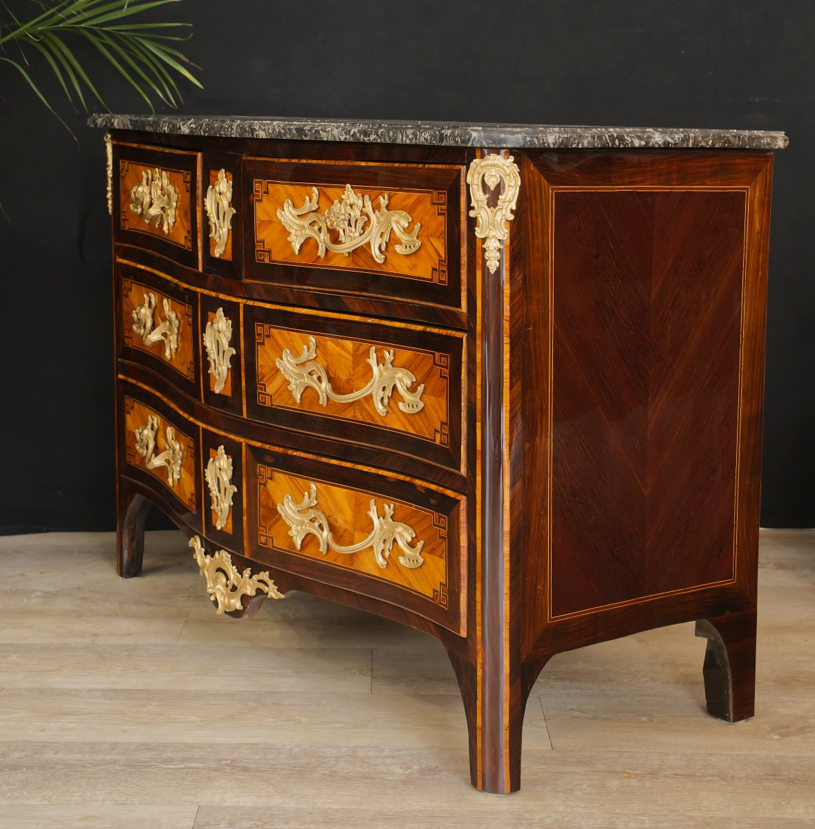 Louis XV Commode Stamped Lapie-photo-4