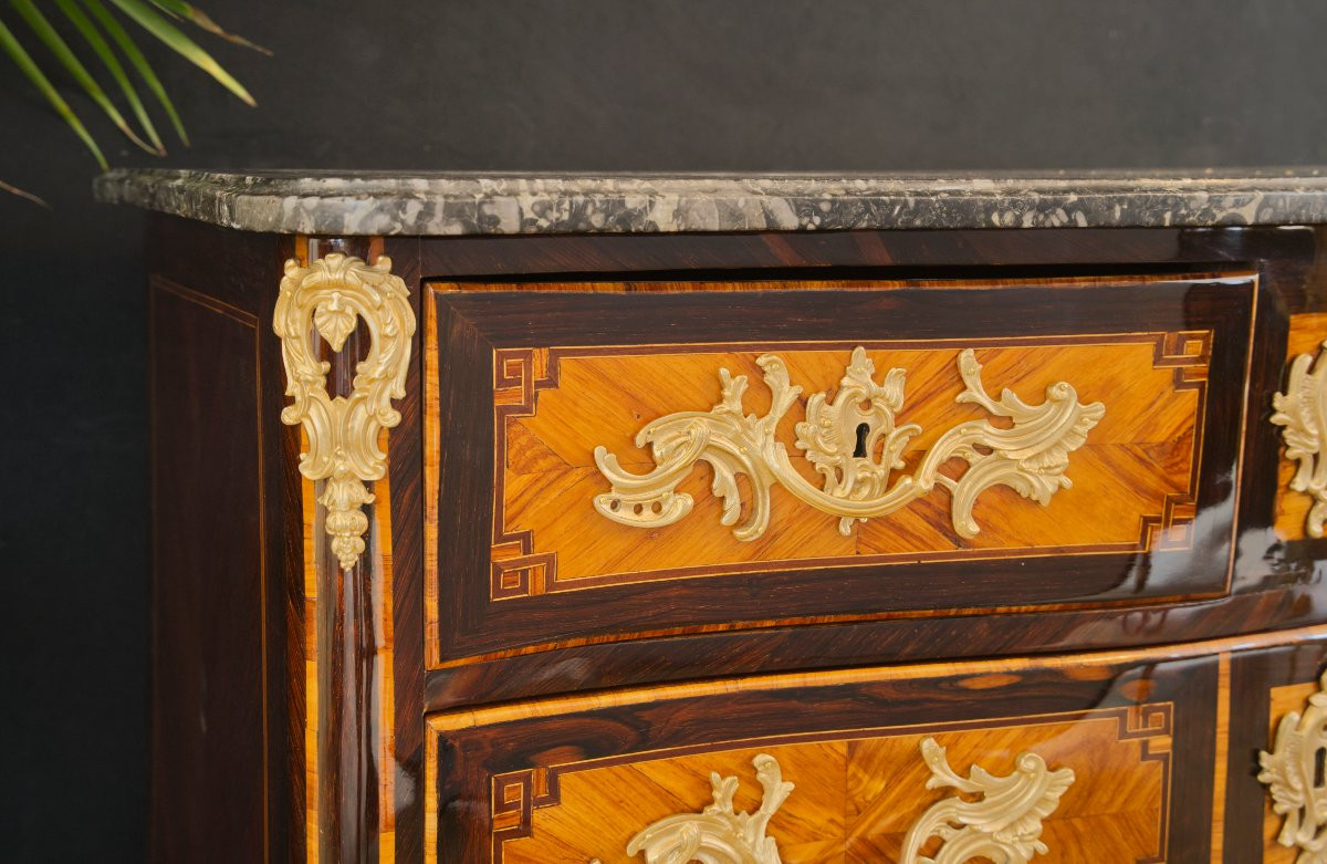 Louis XV Commode Stamped Lapie-photo-3
