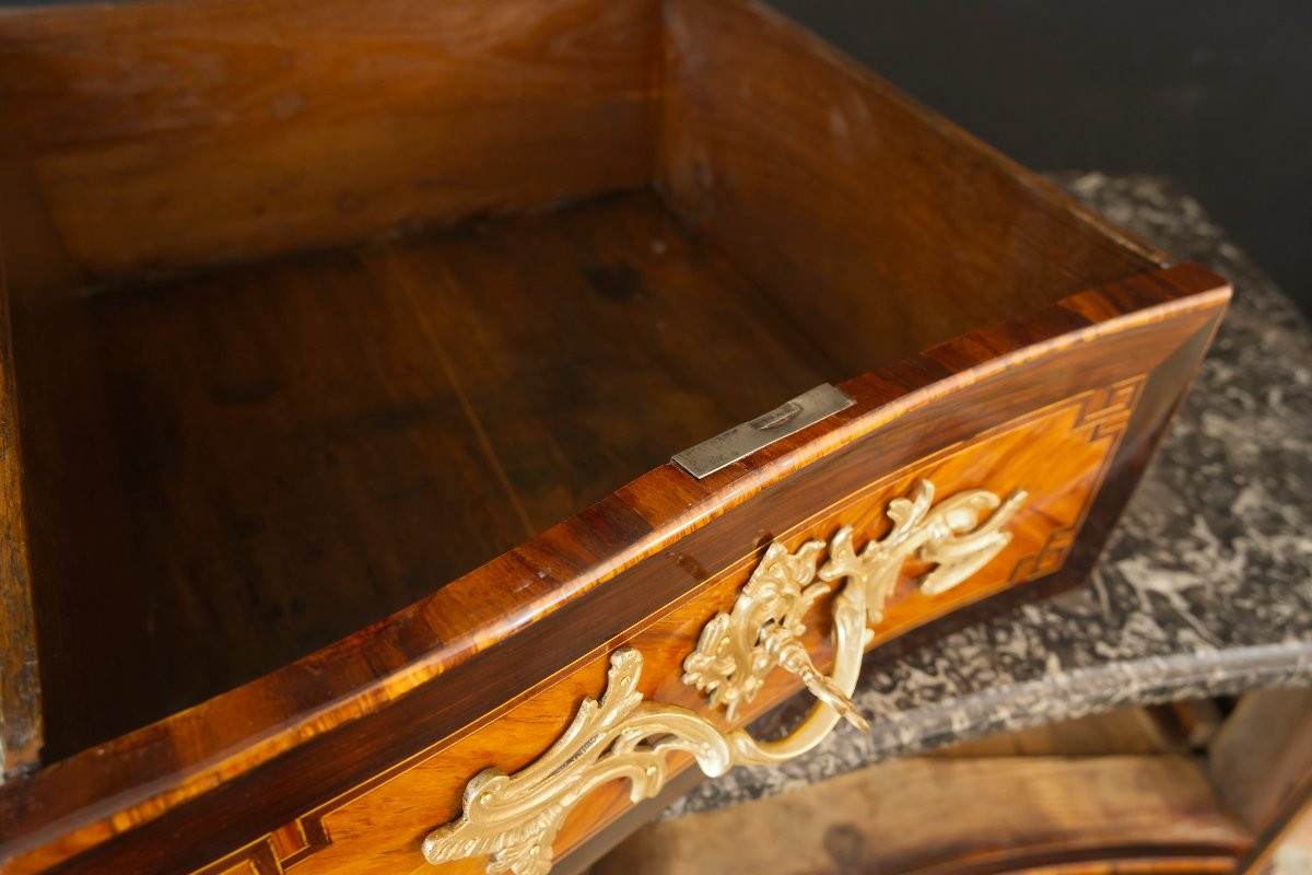 Louis XV Commode Stamped Lapie-photo-4