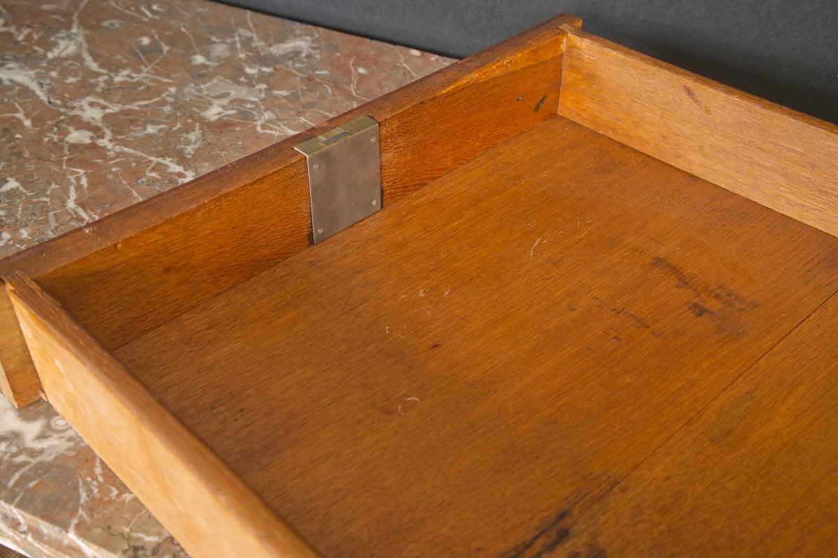 Commode Louis XVI en acajou-photo-1