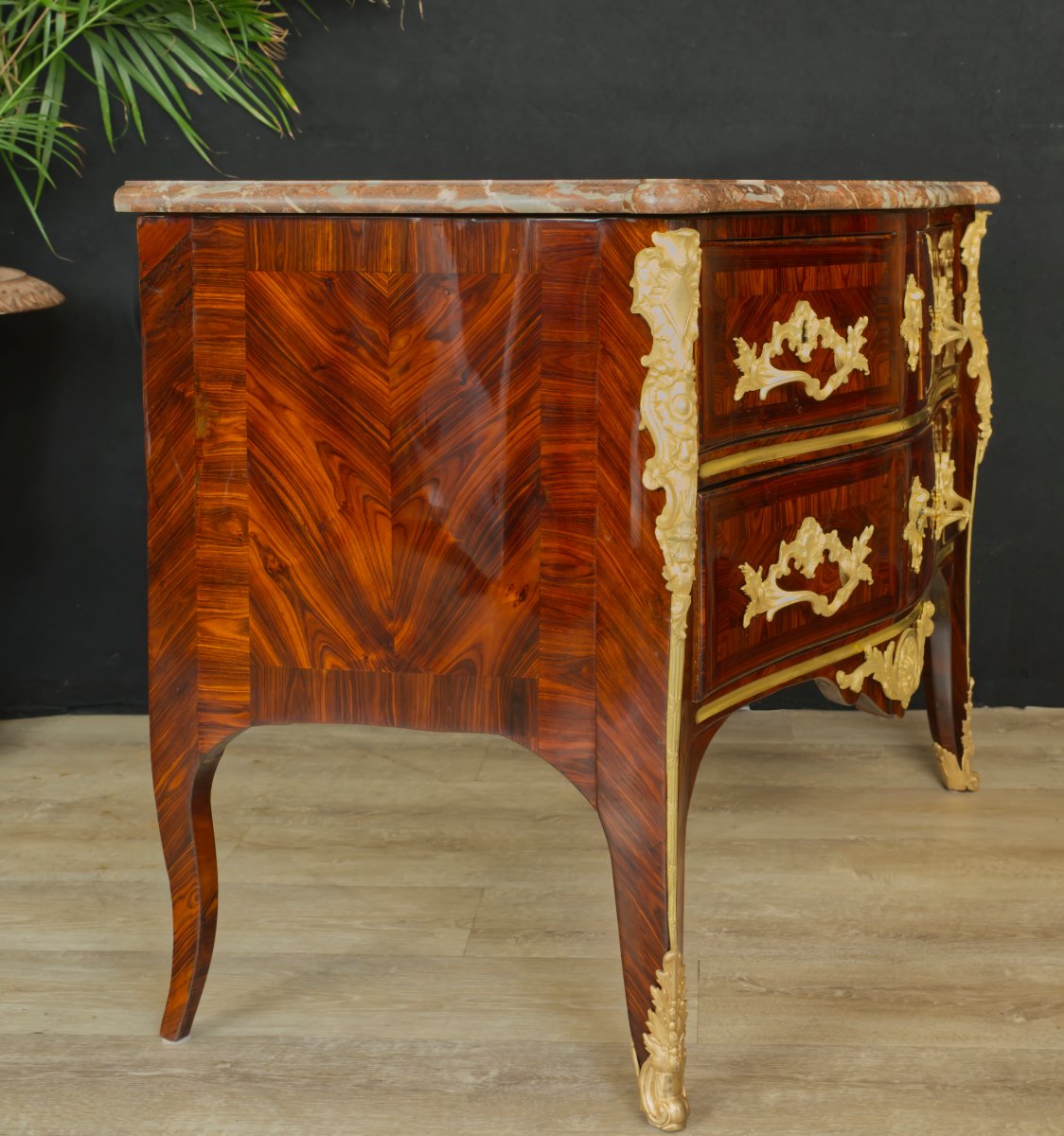 Regency Chest Of Drawers Stamped "hedouin"-photo-3