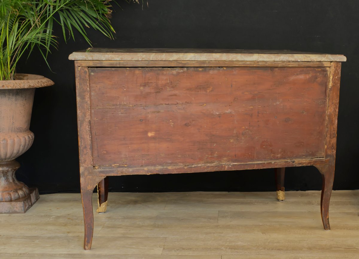 Regency Chest Of Drawers Stamped "hedouin"-photo-1
