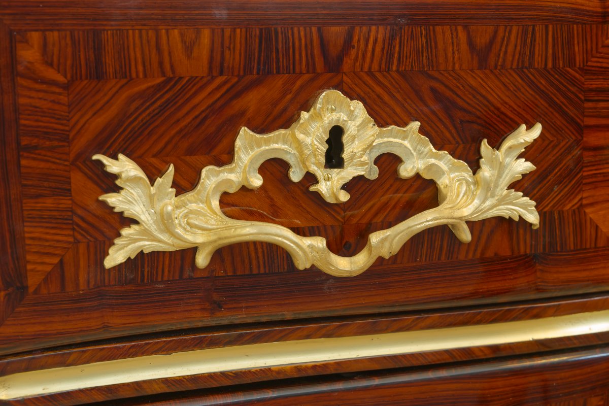 Regency Chest Of Drawers Stamped "hedouin"-photo-6
