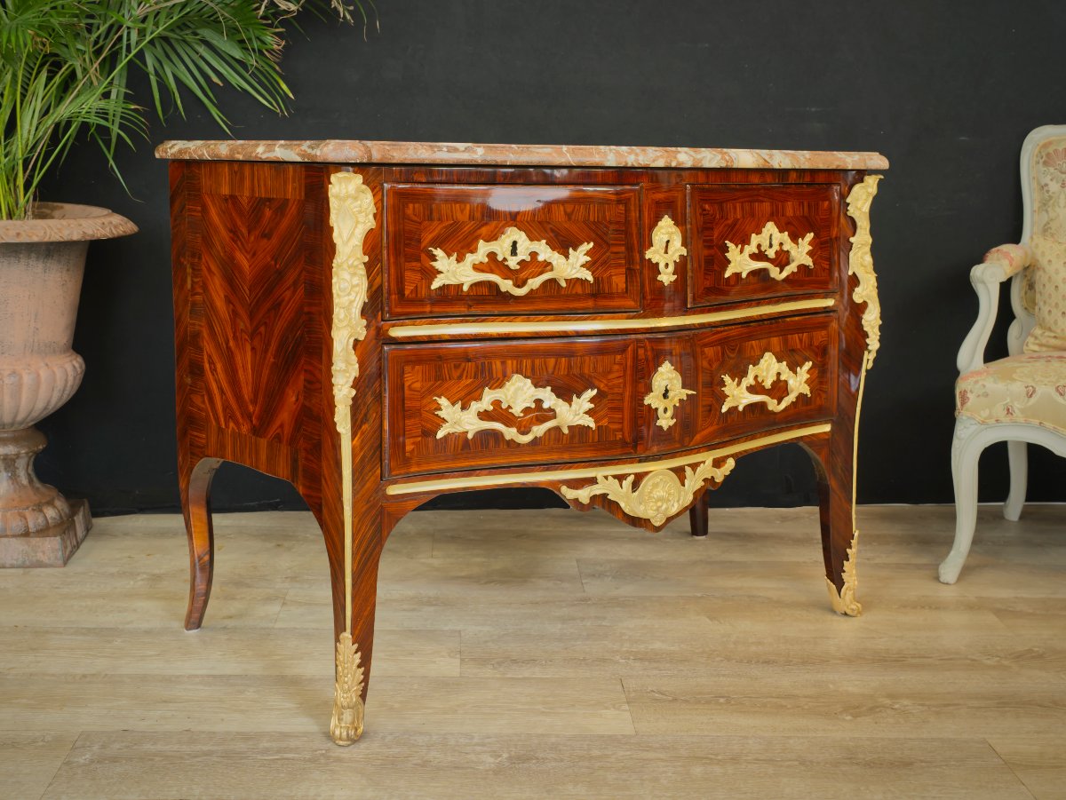 Regency Chest Of Drawers Stamped "hedouin"