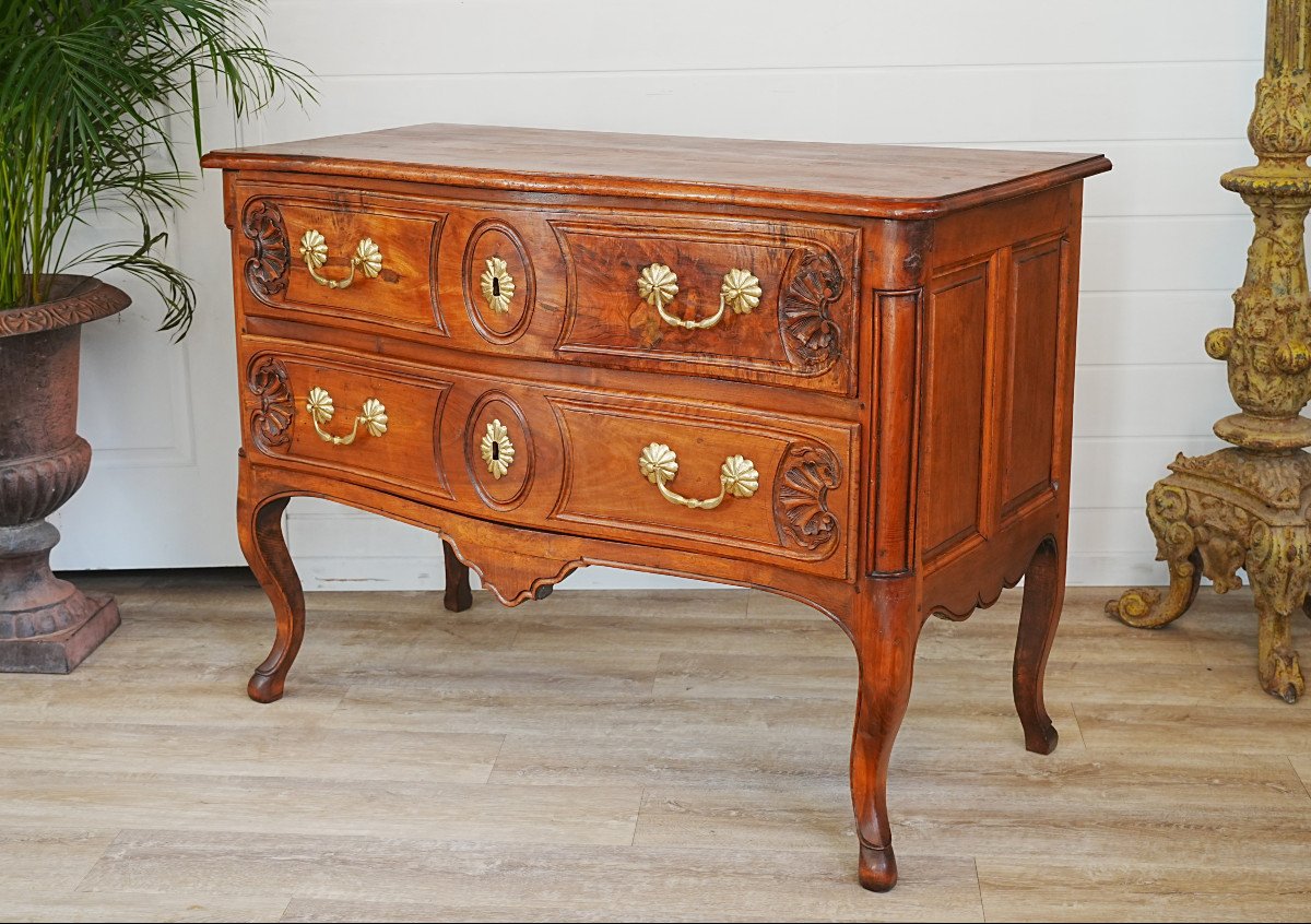 Chest Of Drawers In Walnut-photo-3