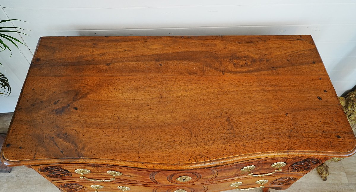 Chest Of Drawers In Walnut-photo-3