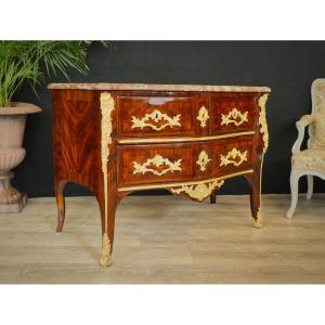 Regency Chest Of Drawers Stamped "hedouin"