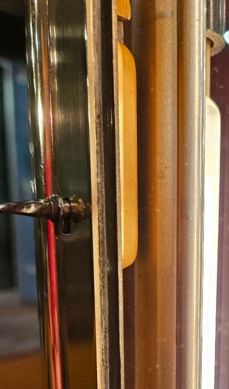 Brass And Glass Display Cabinet.-photo-7