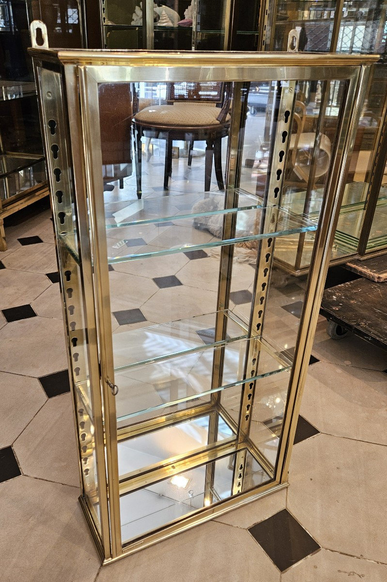 Siegel Brass Wall Display Case                                                         -photo-2