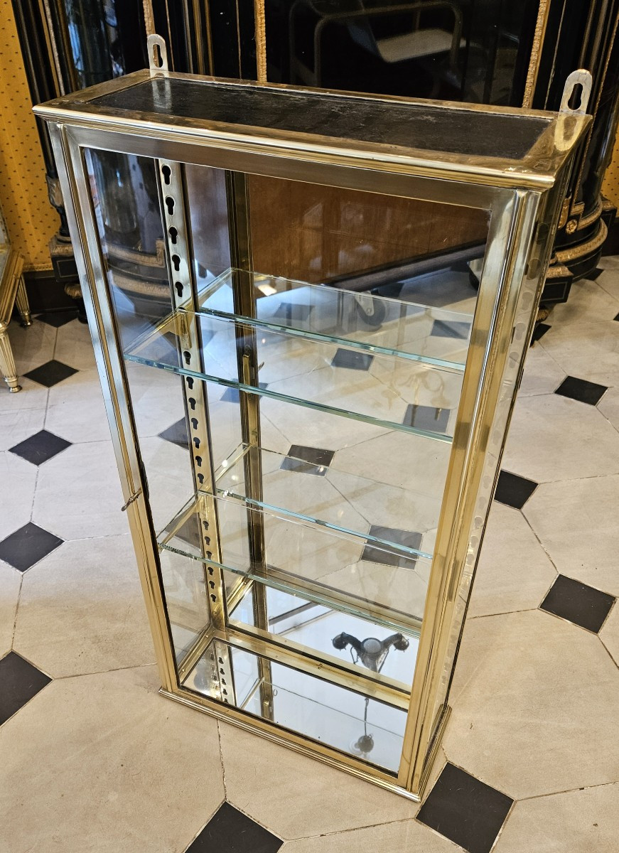 Siegel Brass Wall Display Case                                                         -photo-3