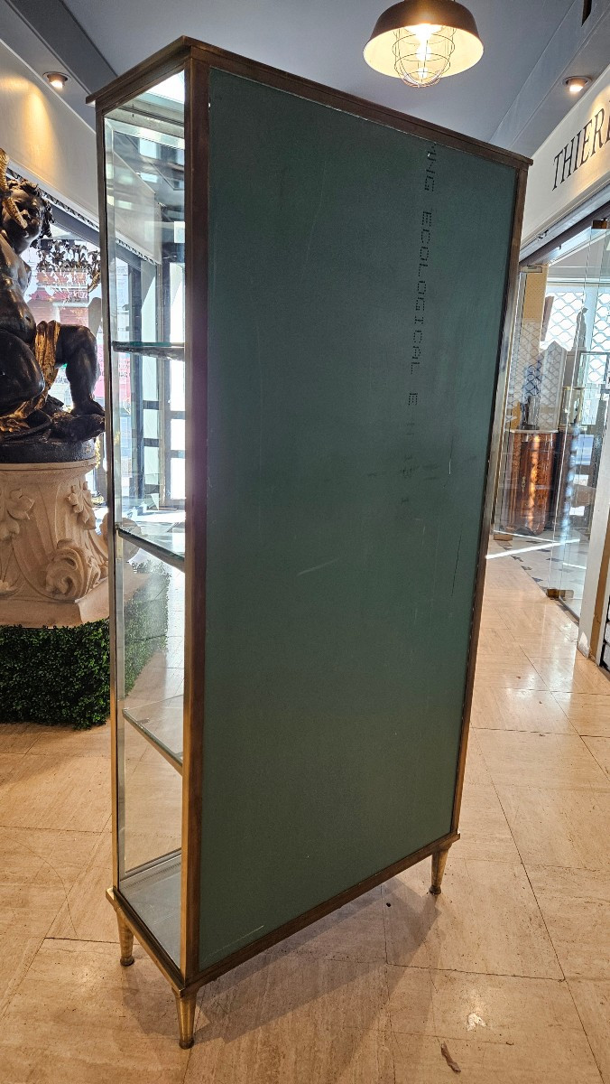 Brass Display Cabinet Signed Masson.-photo-4