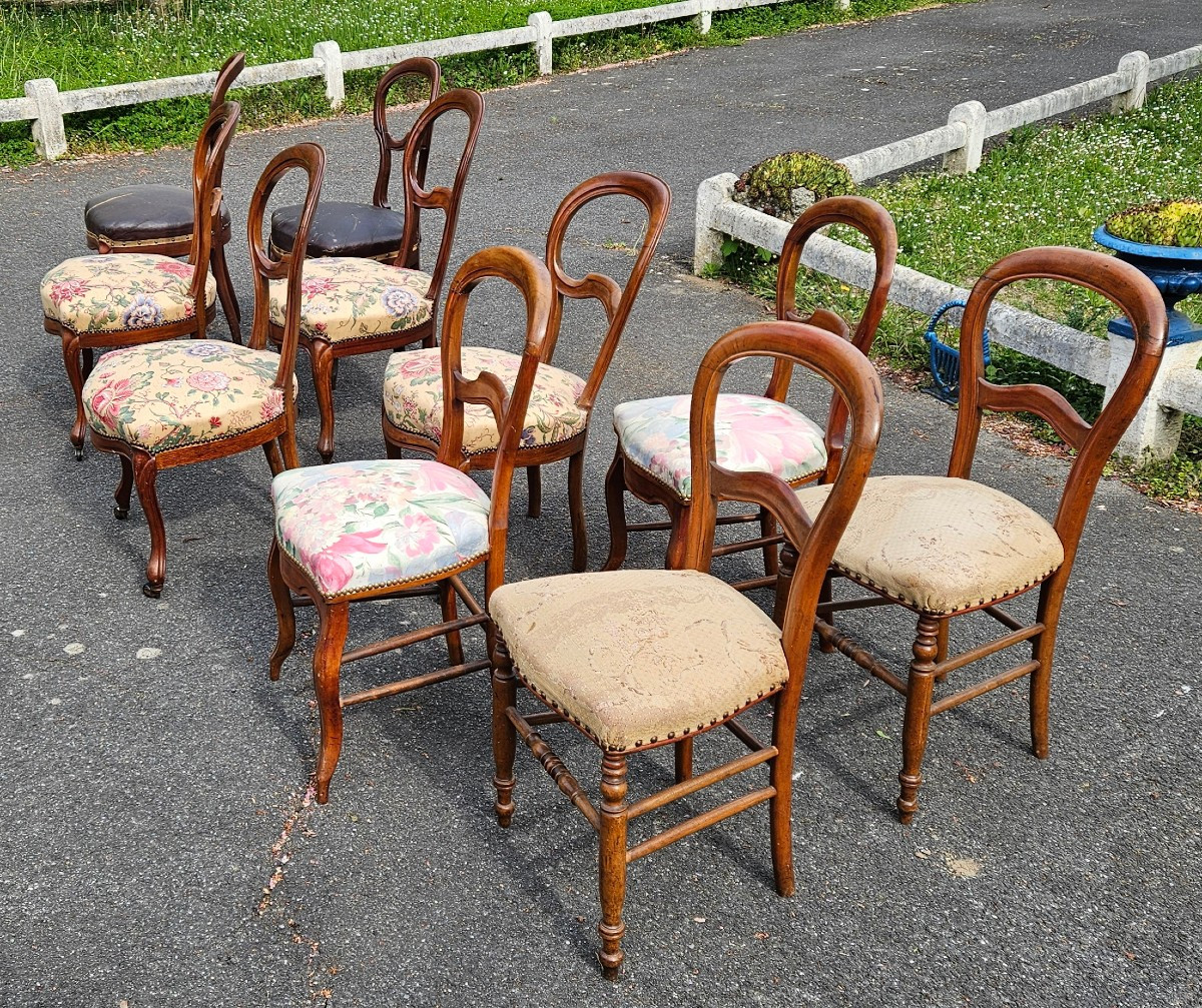 10 Chairs  Louis Philippe-photo-1